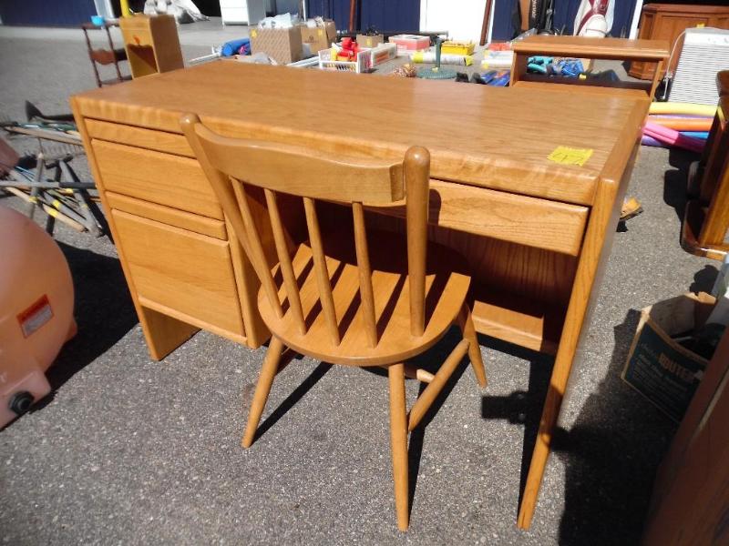 Desk and chair