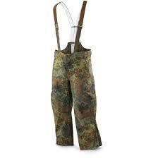 lot 10 image: Mens German Military GORE-TEX Field Pants, Flectar Camo