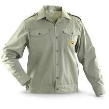 lot 34 image: Czech Military Surplus Type 98 Field Shirt, Olive Drab