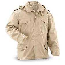 lot 41 image: Military-style BDU Field Jacket with Liner, Sand