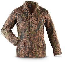 lot 7 image: Reproduction German Military M44 Jacket, Dot Peas Camo