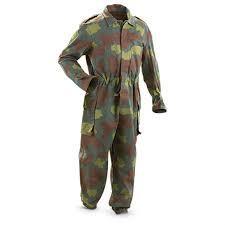 lot 8 image: Used Italian San Marco Coveralls, Vintage Camo