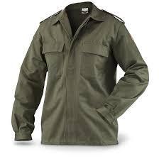 lot 9 image: New Belgian Military Surplus Work Shirt, 2 Pack