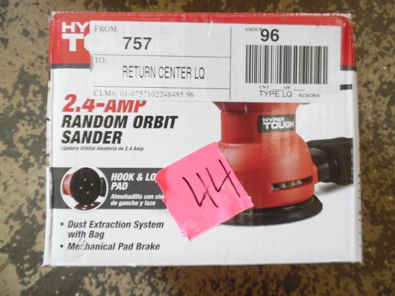 Orbit sander