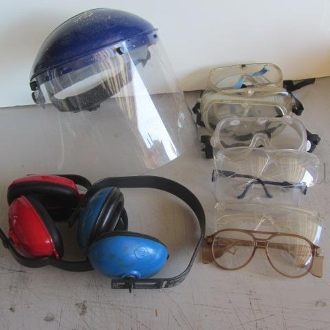 Safety Goggles, Glasses, Ear Protectors