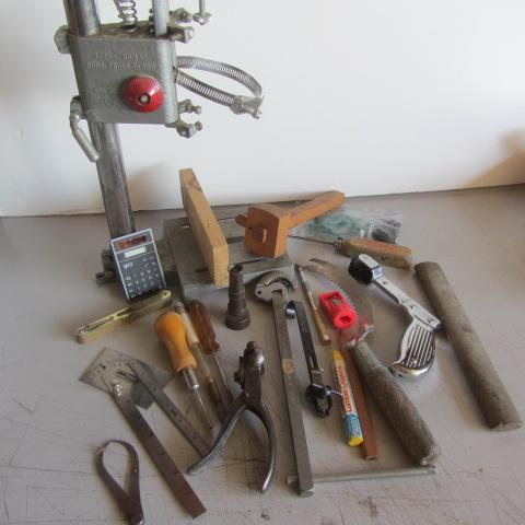 Drill Stand, Rulers, Saw Set