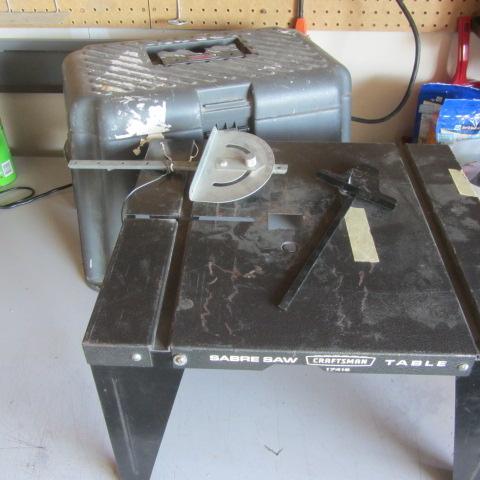 Craftsman Saw Table, Stool