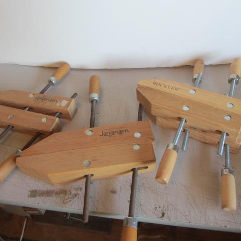 Jorgensen & Rockler Wood Clamps