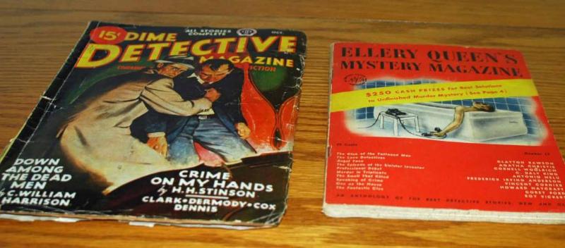 Ellery Queen & Dime Detective Magazines