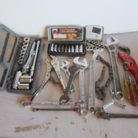 Vise Grips, Wrenches, Sockets