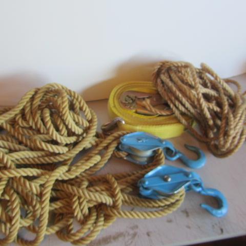 Block & Tackle, Rope, Ratchet