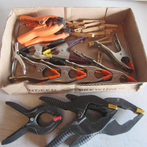 Clamps, Punch, Clothes Pins