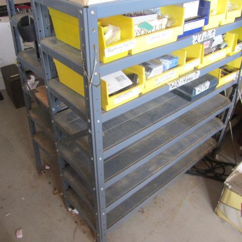 Two Metal Shelving Units