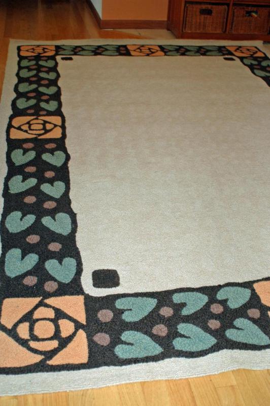Rug - Glasgow Rose Hand Hooked