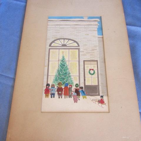 Christmas Store Window Art