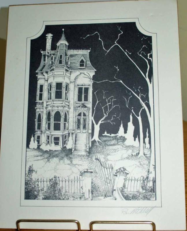 Ron Mitchell - Spooky House print