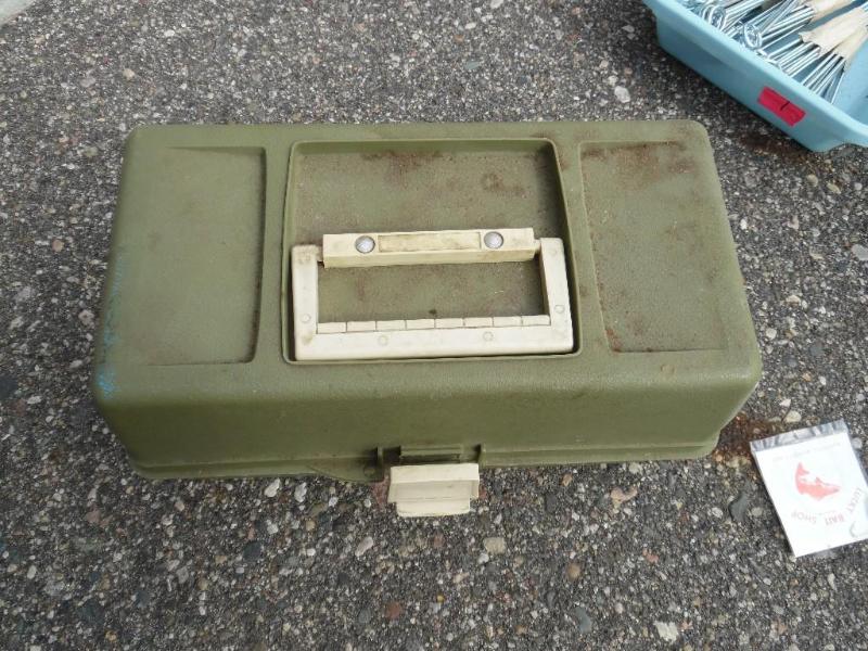 lot 12 image: Tackle box and tackle