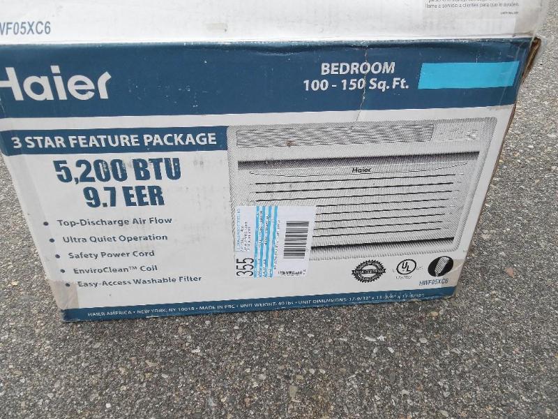 lot 5 image: NEW Window ac unit