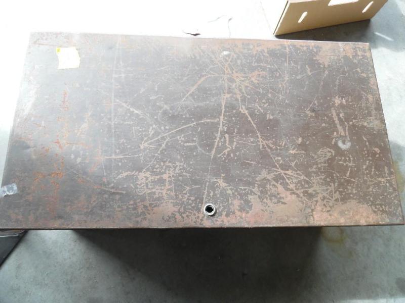 Metal military trunk