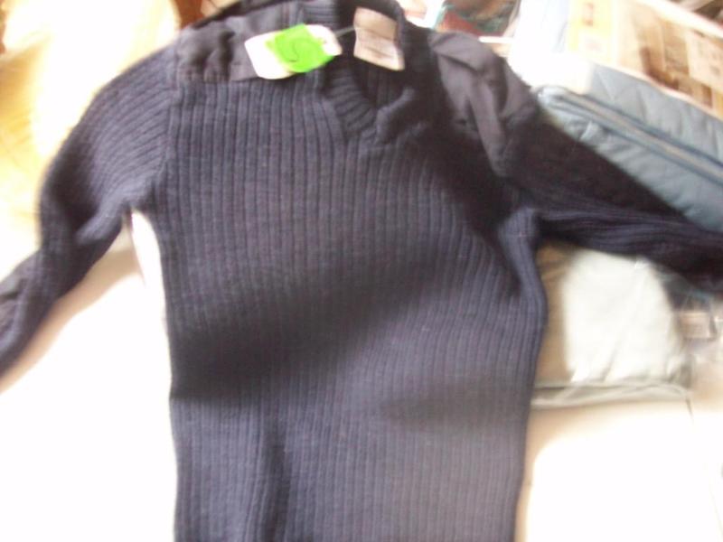 Used British Military Police Sweater, Navy