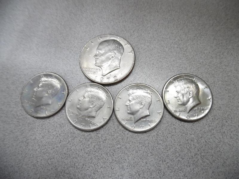 Eisenhower and Kennedy Coins
