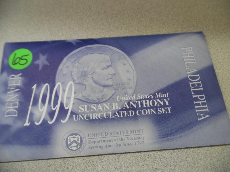 Susan B Anthony Dollar Coins Sealed