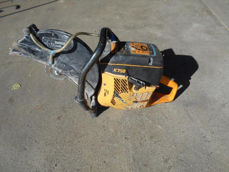 Partner K750 Concrete  Cutoff Saw.