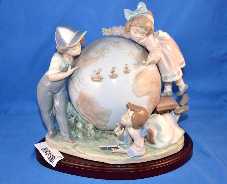 lot 10 image: Incredible Lladro Porcelain &quotThe Voyage ...