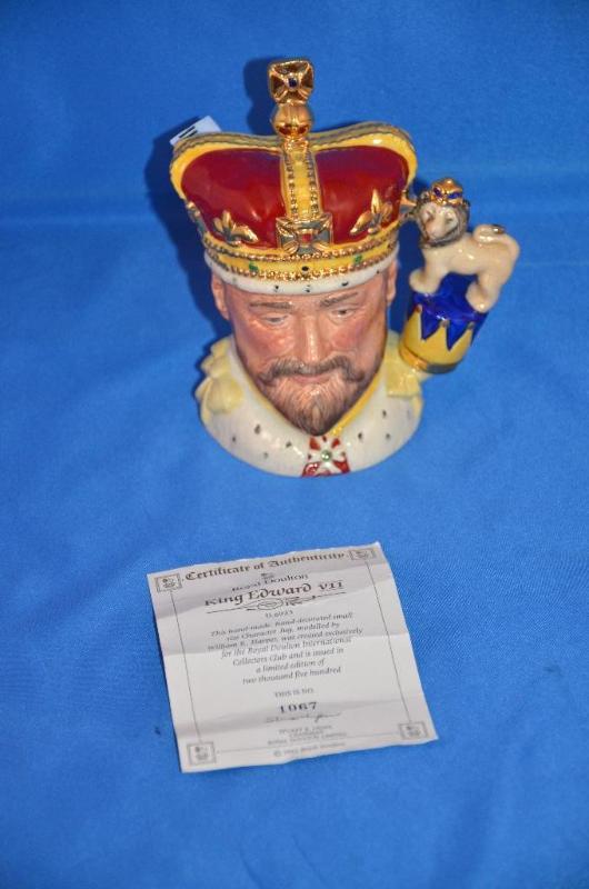 lot 11 image: Royal Doulton&nbspCharacter Toby Jug. . .&nb...
