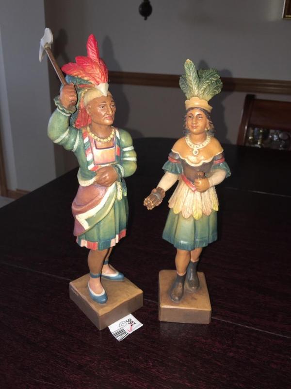 lot 166 image: Anri Limited Edition Cigar Indian Warrior wit...