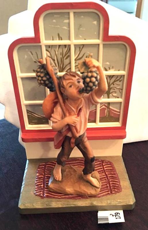 lot 179 image: 2 Vintage&nbspAnri Wood Sculptures.&nbspAnr...