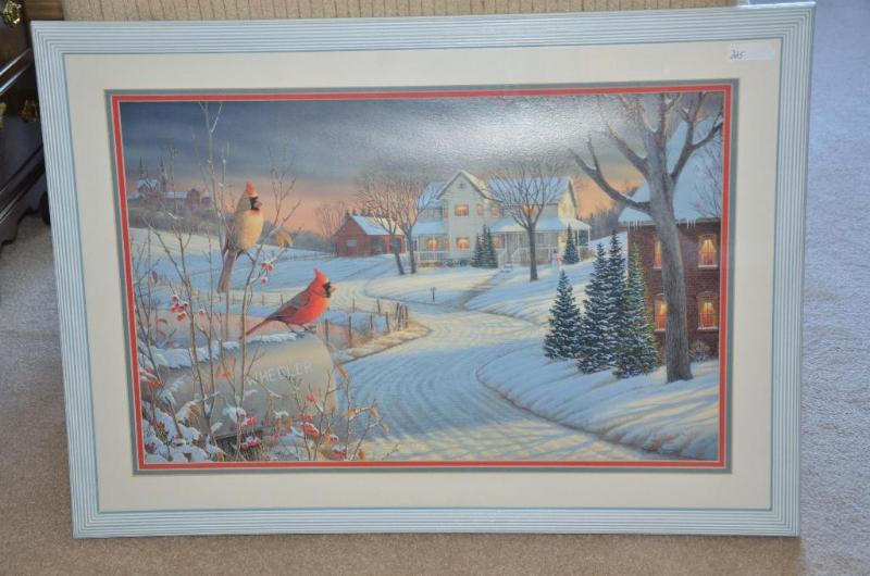 lot 225 image: Country Afternoon Cardinals Limited Edition b...