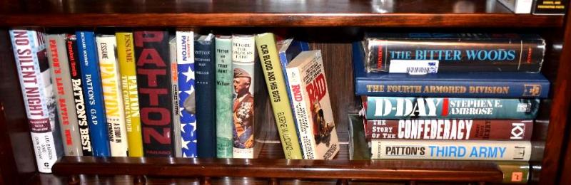 lot 248 image: World War II books most related to Patton. Ap...