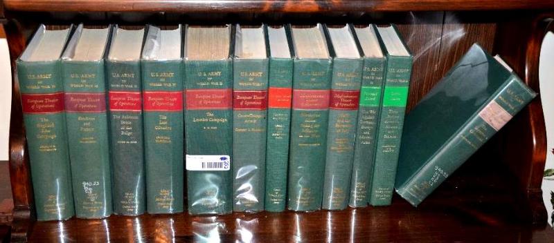 lot 252 image: US&nbspArmy In World War II set twelve books...