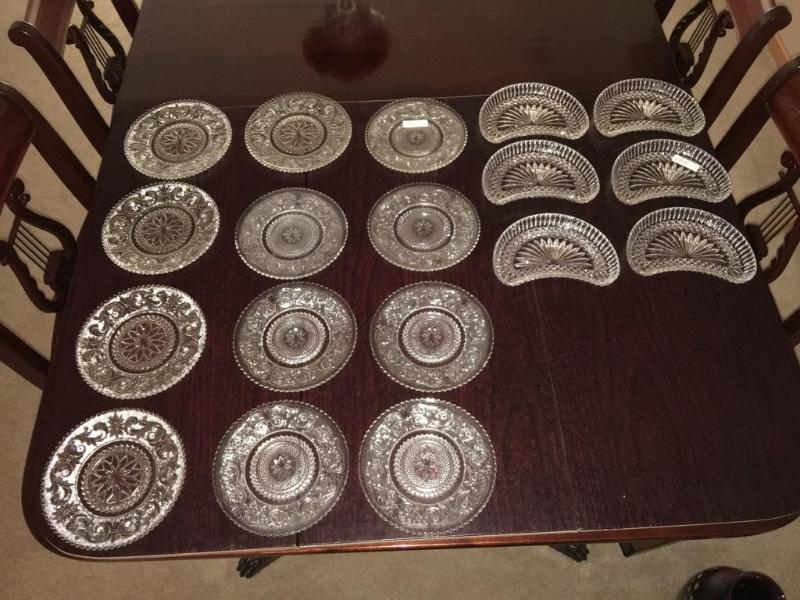 lot 288 image: Large group of vintage tea & sandwich pla...