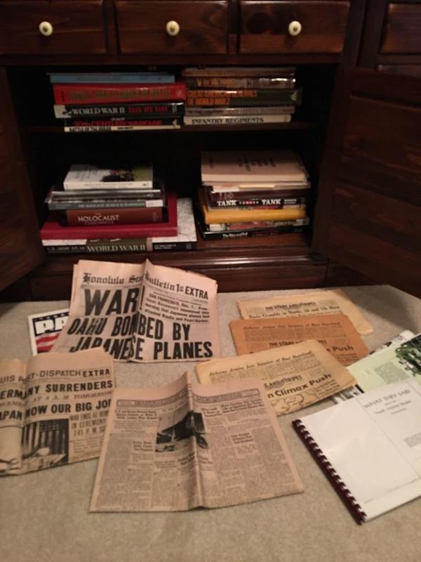 lot 298 image: Large World War II book collection including ...