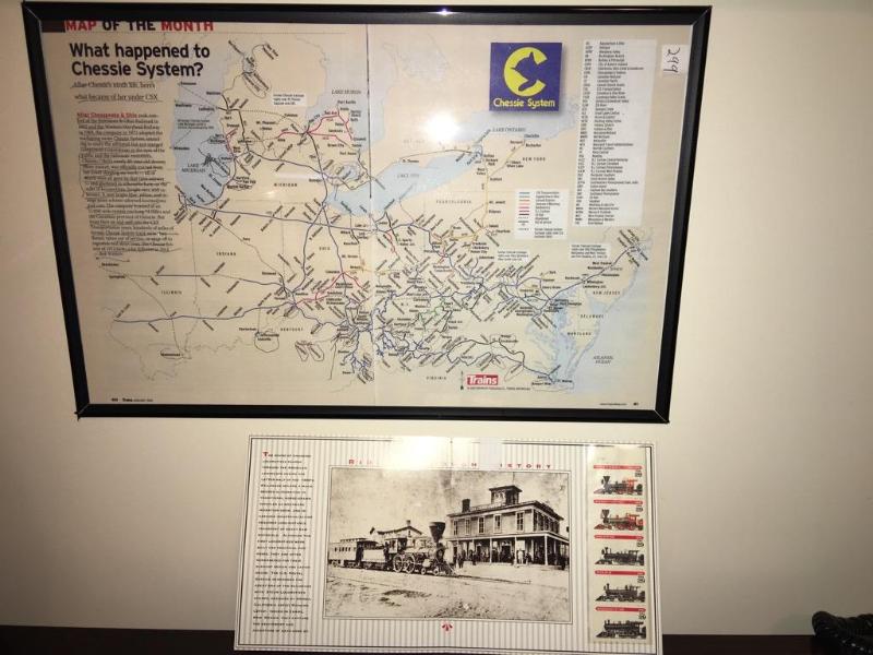 lot 299 image: RR Collectibles - framed piece and stamps...