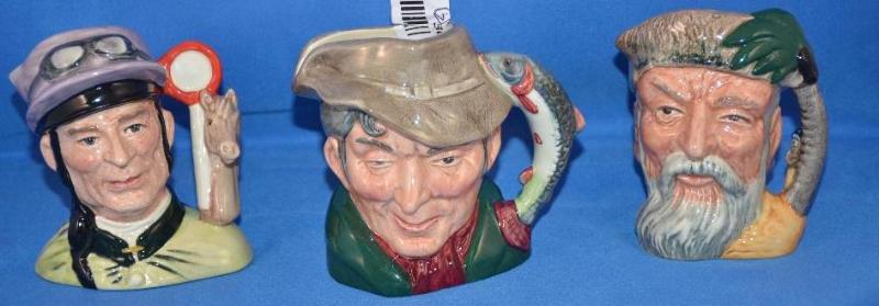 lot 30 image: 3 Royal Doulton Toby Jugs  Bring your o...