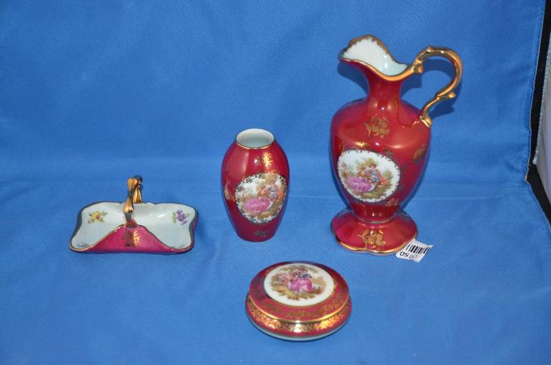 lot 50 image: 4 Pieces of  Limoges  Porcelain&nbs...