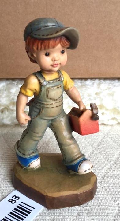lot 83 image: Anri Club Italy Wood Carving &quotDads Help...