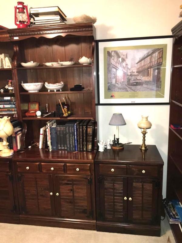 Ethan Allen Bookshelf Plus Additional Short 2 Whiteford