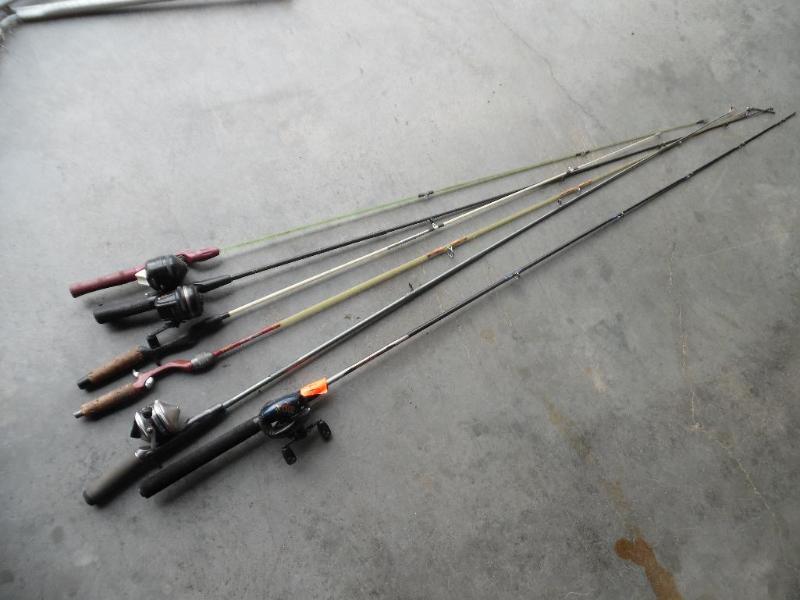 lot 14 image: Rods and reels