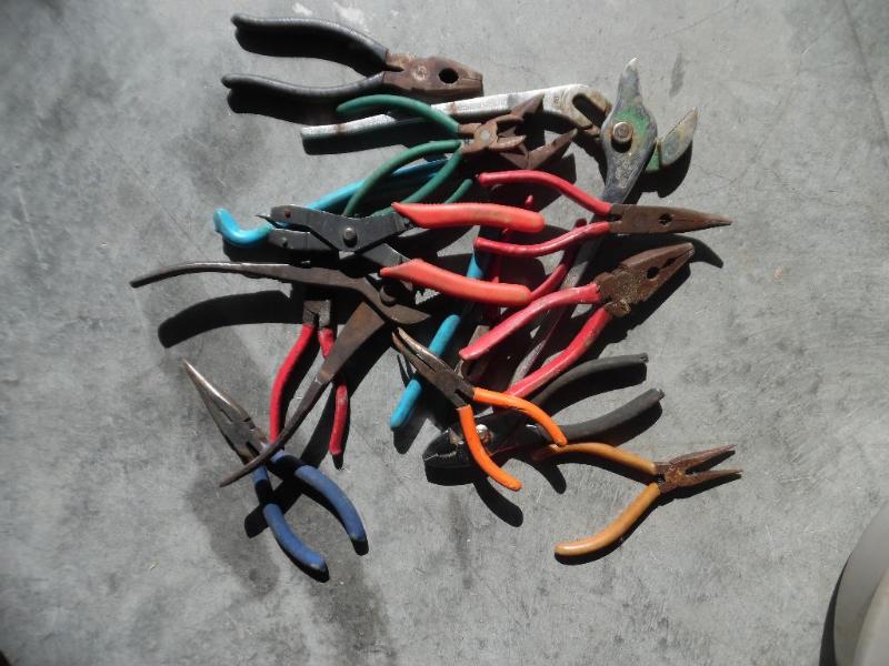 Pliers and wire cutters