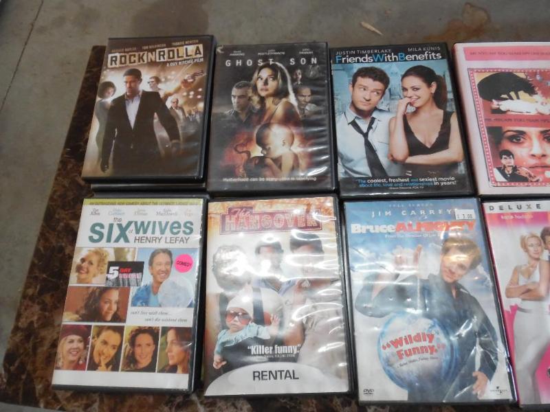 lot 10 image: DVDs