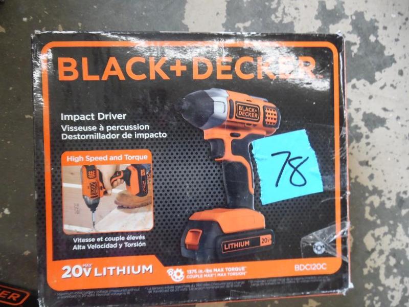 Cordless impact driver