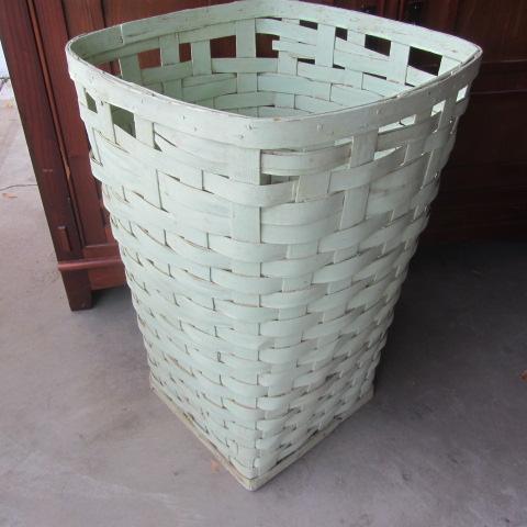 Vintage Woven Laundry Basket