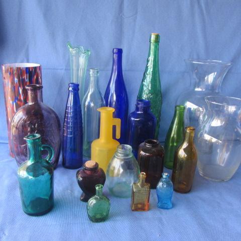 Multi Color Bottles & Vases