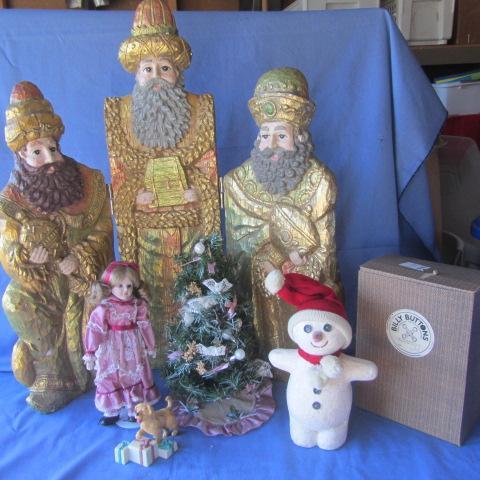 Doll, Tree, Billy Buttons, Wisemen