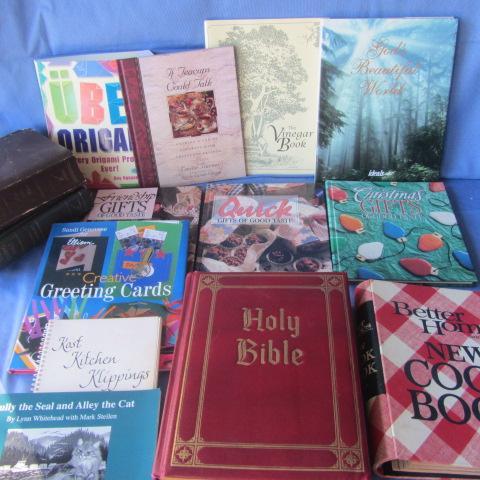 Cook Books, Bibles, Craft