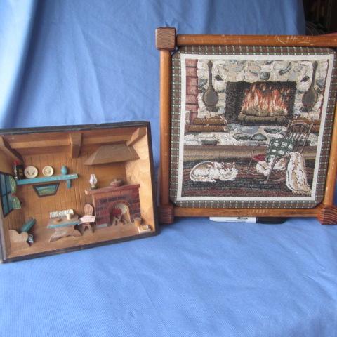 Cabin Art Stool & Diorama